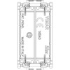 Vimar - Idea 16540 Blank Module - Grooved Front, Plastic - Apollo Lighting