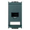 Vimar - Net Safe 16359 UTP 110 Socket Outlet - RJ45 Outlet, T568A/B Universal Wiring, 8 Contacts - Apollo Lighting