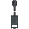 Vimar - Idea 16334 HDMI Socket Outlet - Keystone Fixing, IP20, Plastic - Apollo Lighting