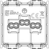 Vimar - Idea 16260 SICURY English Socket Outlet - 2P+E 13 A 250 V, English Standard, 2 Module, IP20, Plastic - Apollo Lighting