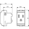 Vimar - Idea 16245 USA Socket Outlet - 2P+E 15 A 127 V, American & Saudi Arabian Standard, IP20, Plastic - Apollo Lighting