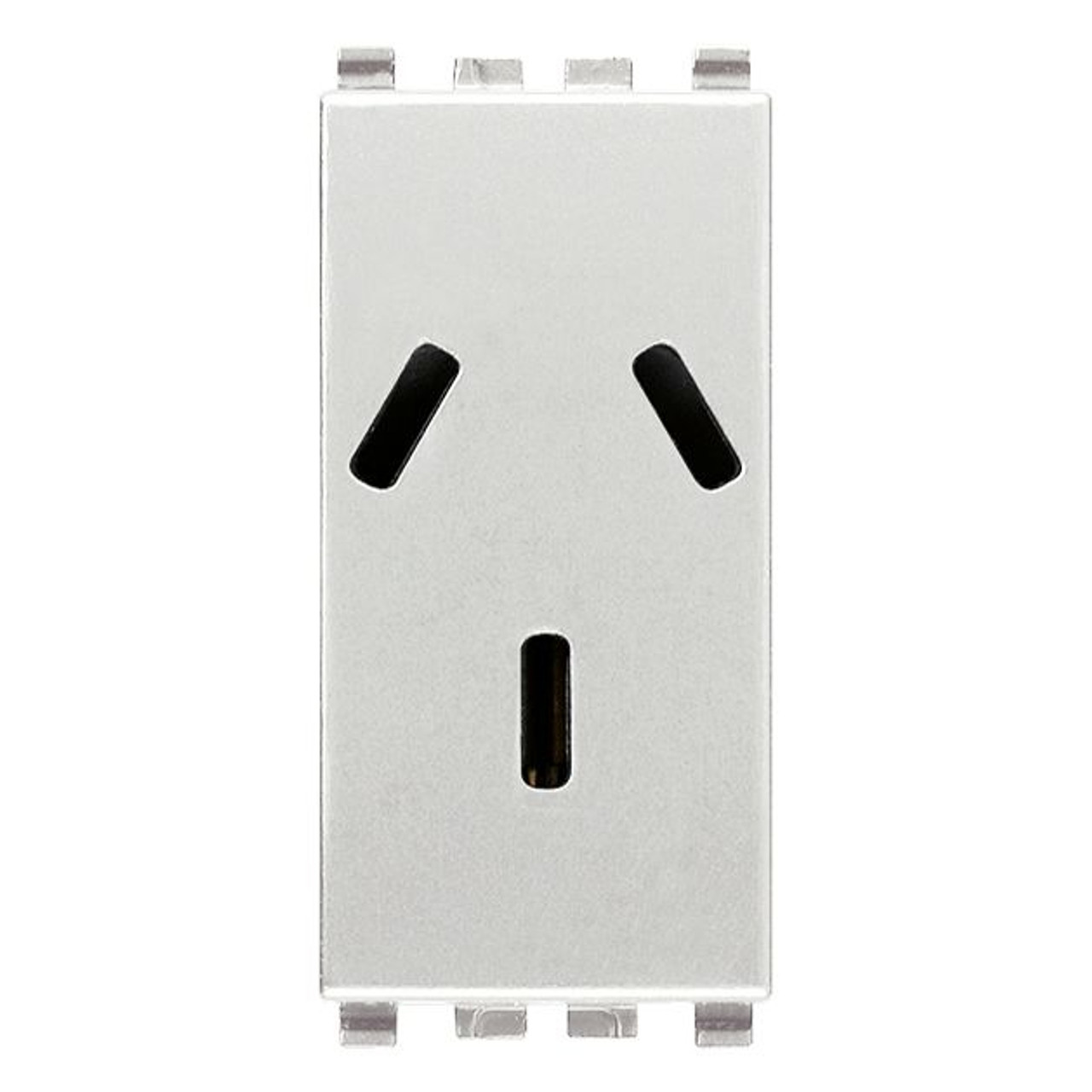 Vimar - Eikon 20250 SICURY Argentinian Socket Outlet - 2P+E 10 A 250 V, Argentinian Standard, Plastic - Apollo Lighting