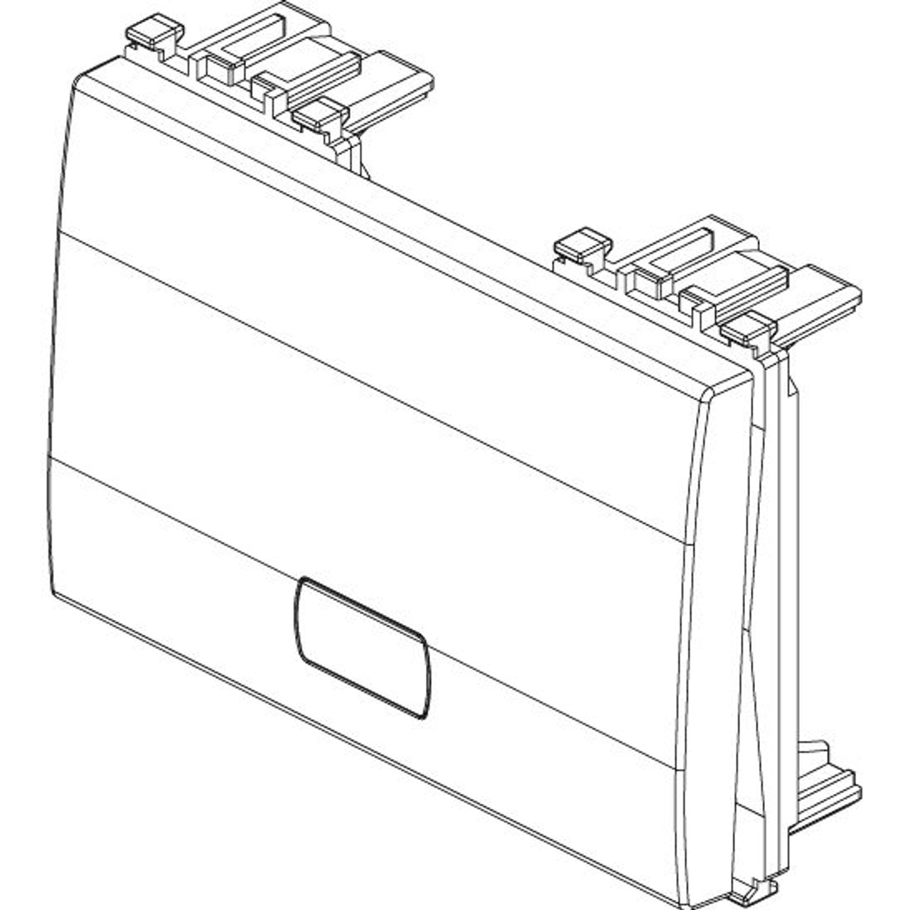 Vimar - Eikon 20033 Rocker Button - Interchangeable, 3-Module - Apollo Lighting