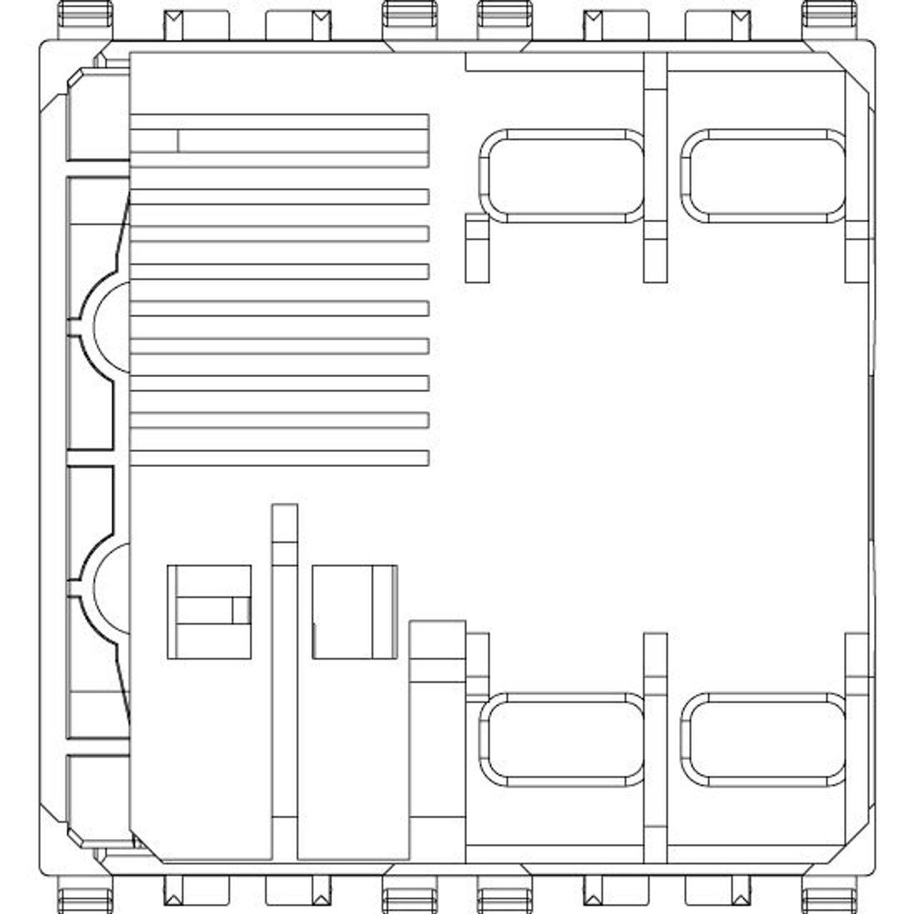 Vimar - Eikon 20411.16 RCBO Circuit Breaker - 1P+N C16, 120/230V, 10 mA, IP40, 2 Module, 50-60 Hz - Apollo Lighting