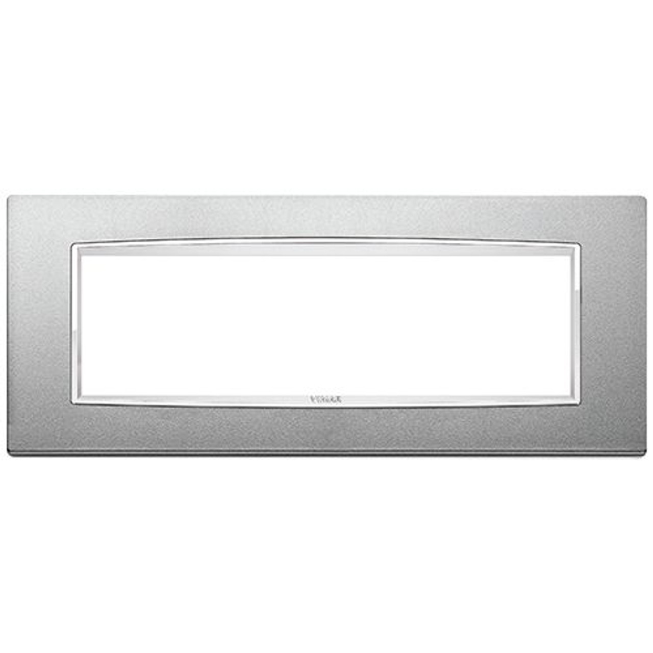 Vimar - Eikon 20657 Classic Cover Plate - 7 Module, Metal - Apollo Lighting