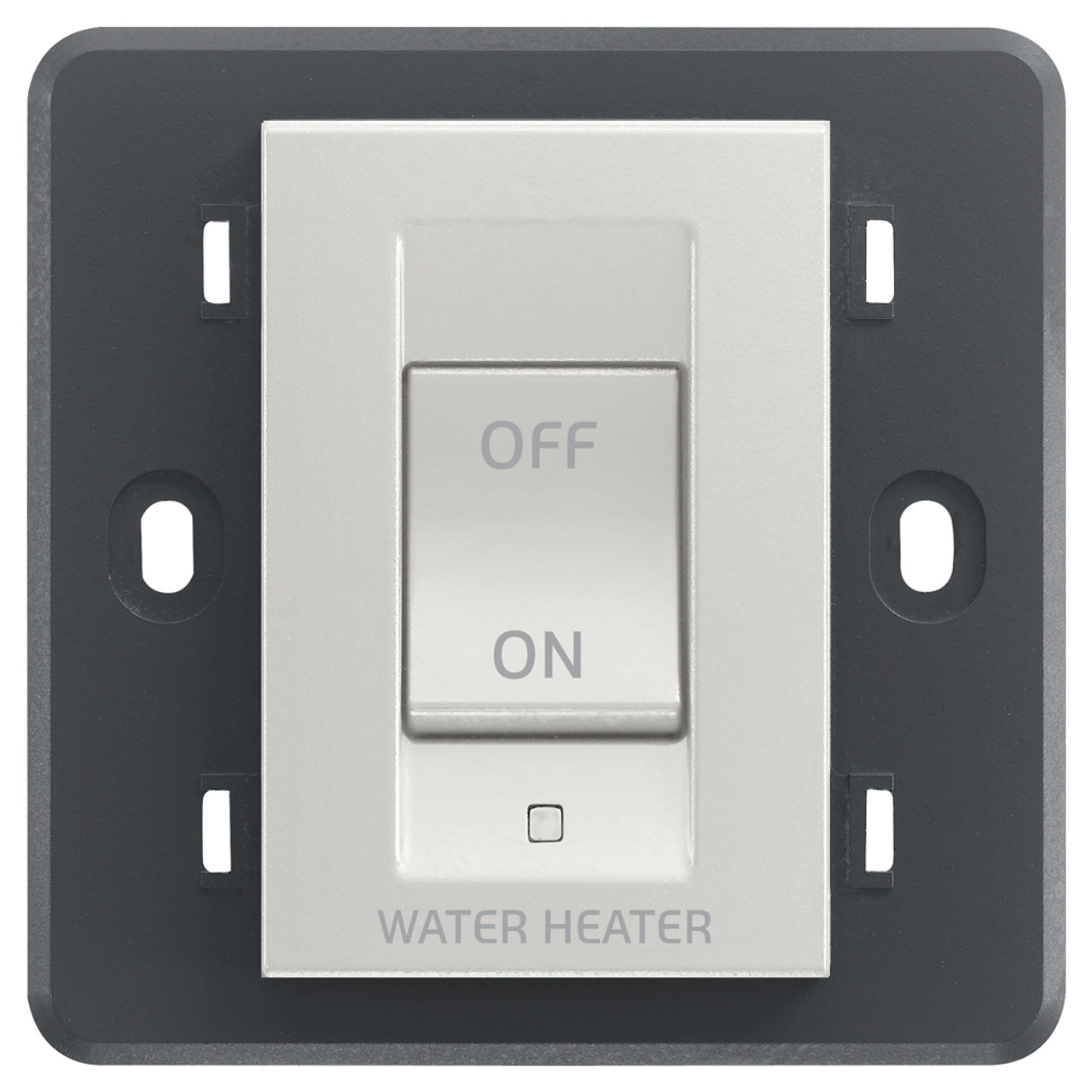 Vimar - Eikon 20017 1-Way Switch Button - 2P 32A, 3-Module, for British Standard Mounting Boxes - Apollo Lighting