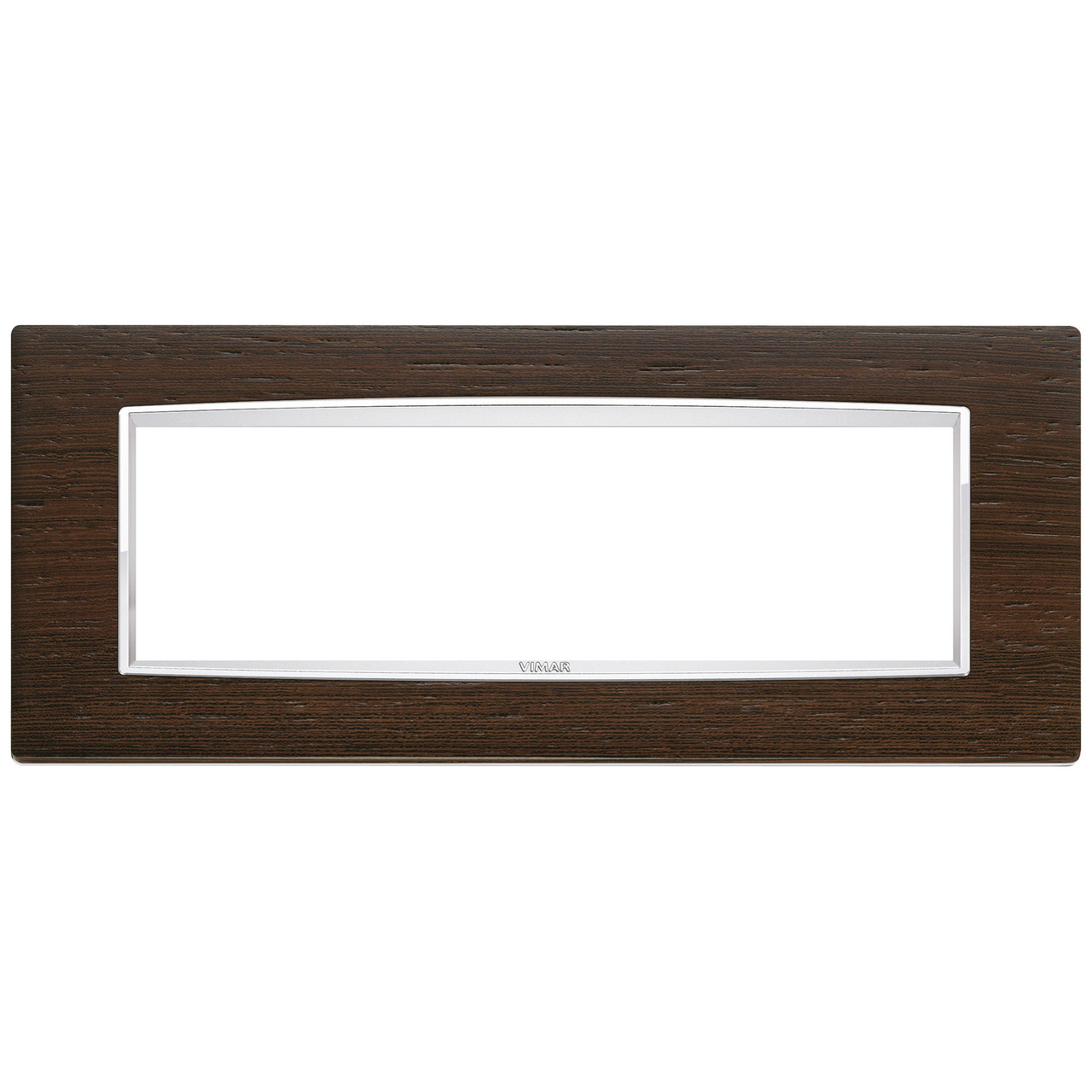 Vimar - Eikon 20657 Classic Cover Plate - 7 Module, Solid Wood - Apollo Lighting