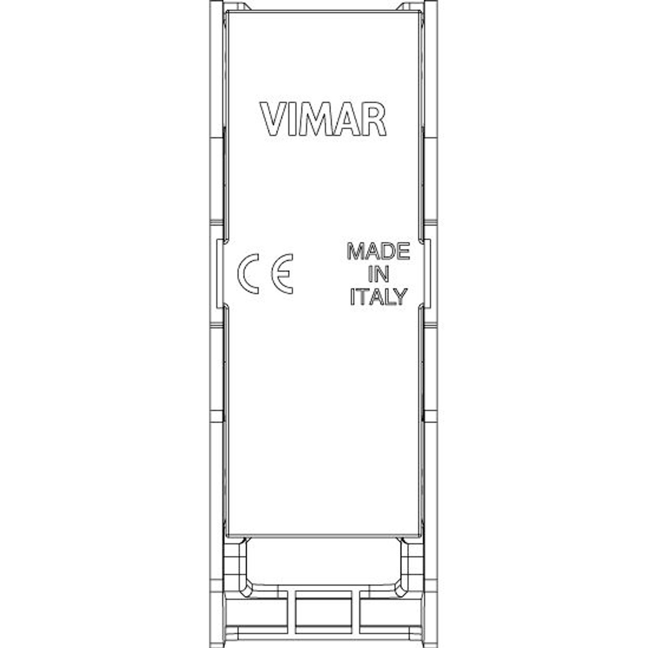 Vimar - Mounting Frame - Plastic, DIN Rail, Grey (VMV51921) - Apollo Lighting