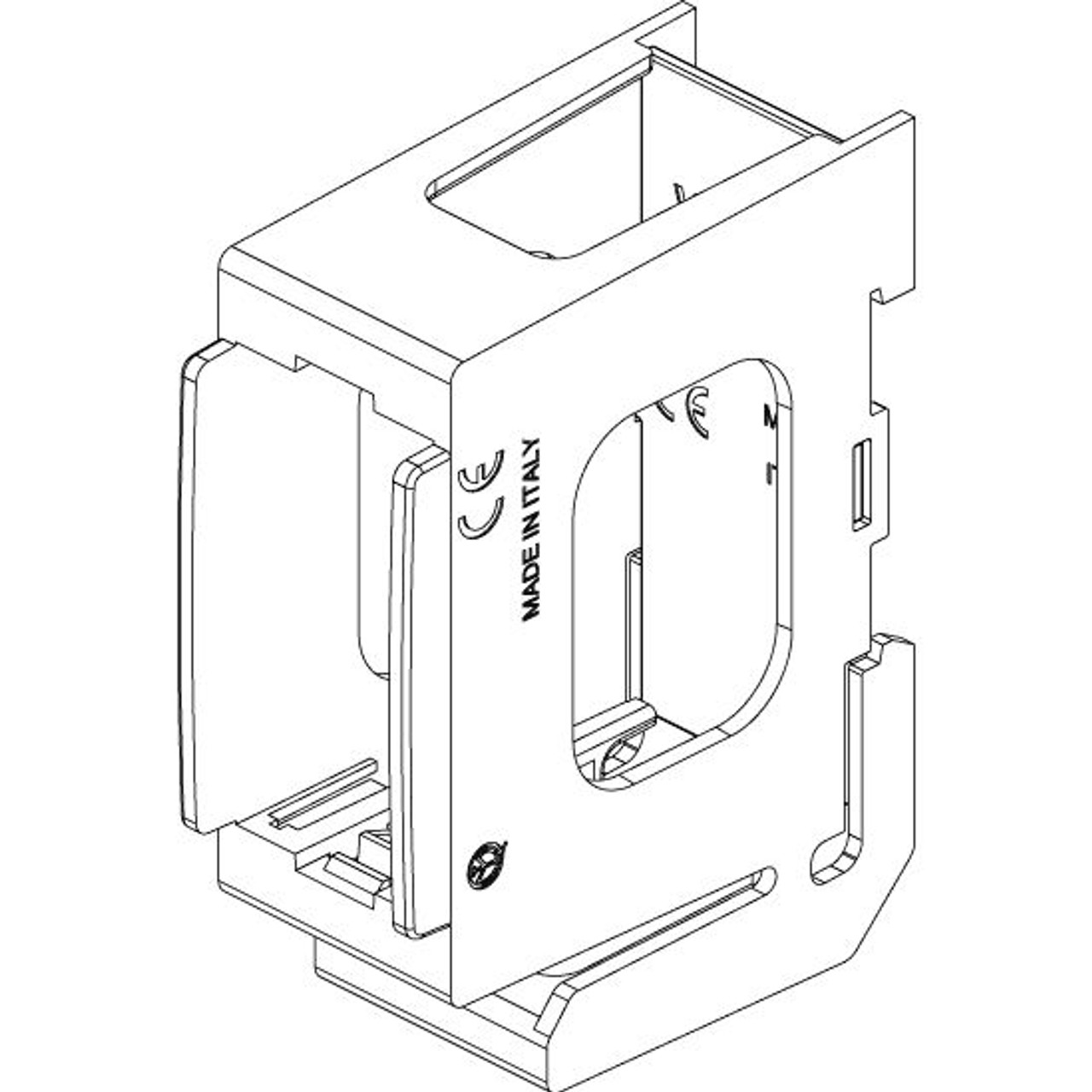 Vimar - Mounting Frame - Plastic, DIN Rail, Grey (VMV51921) - Apollo Lighting