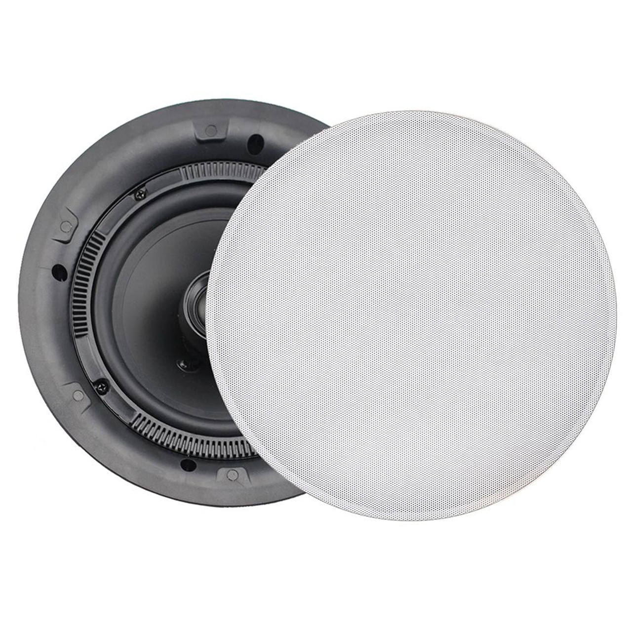 Fusion - MS-CL602 Flush Mount Interior Ceiling Speakers (Pair) White - Apollo Lighting
