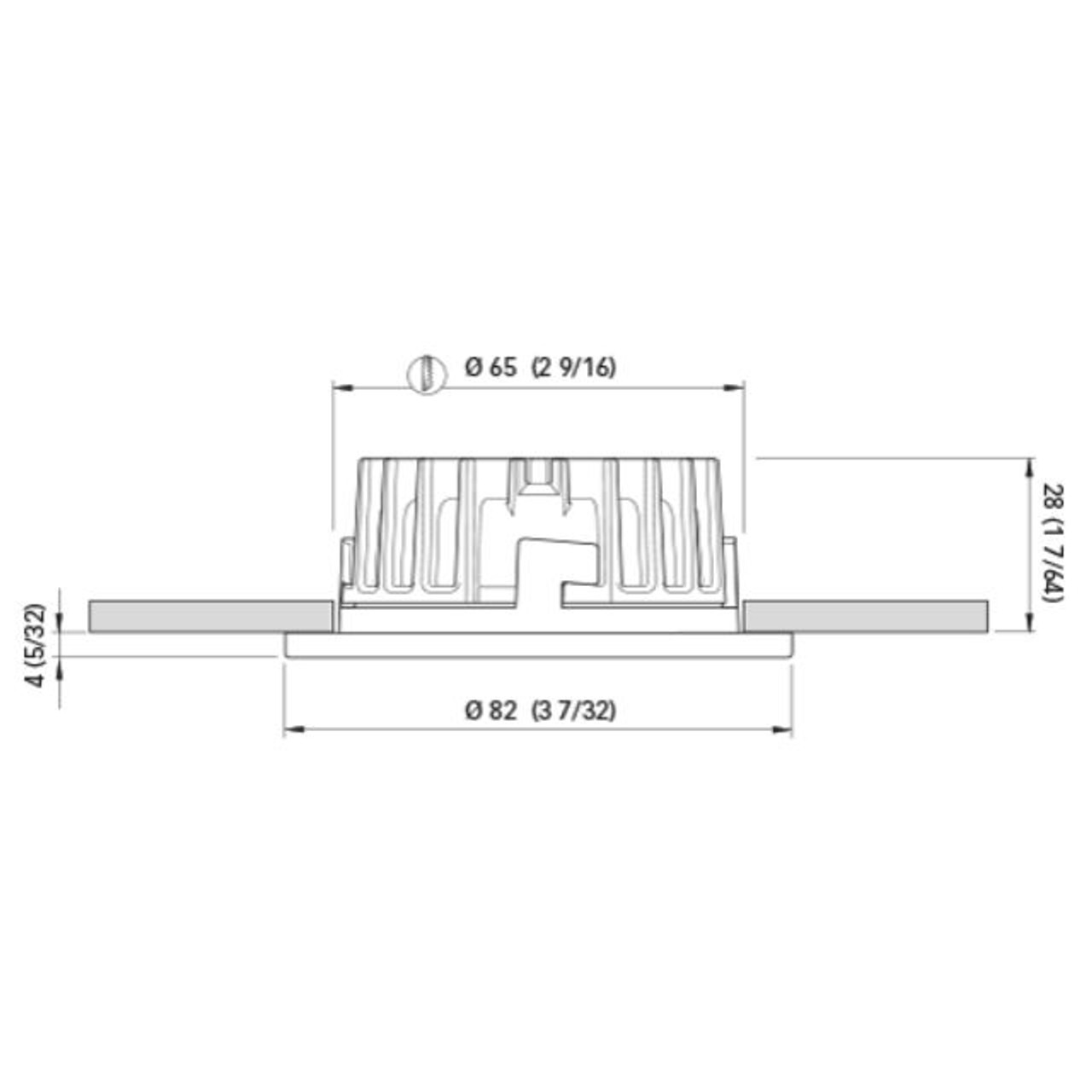 Quick Marine - KAI XP HP LED Downlight (Warm White, 4W, 10/30V, Stainless Steel) (FASP2982X02CA00) - Apollo Lighting