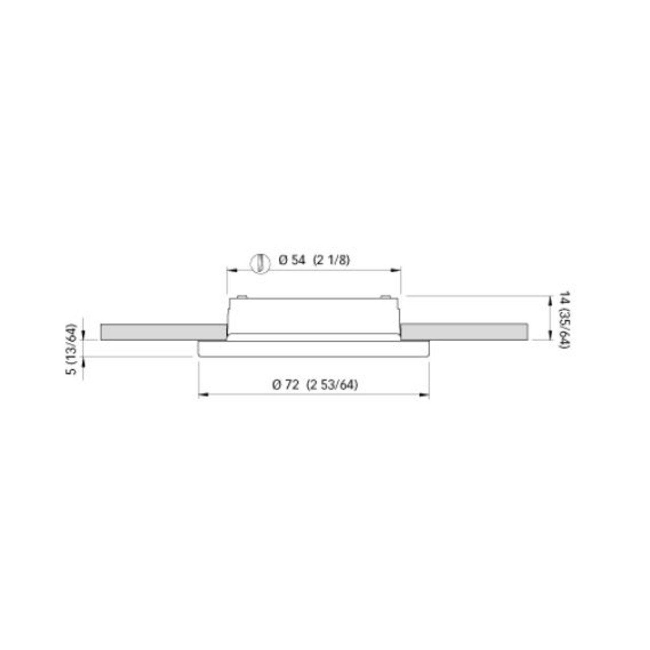 Quick Marine - Ted C Dual IP40 LED Downlight (Warm White/Red, 2+2W, 10/30V, White 9010) (FASP3352B0BCA00) - Apollo Lighting