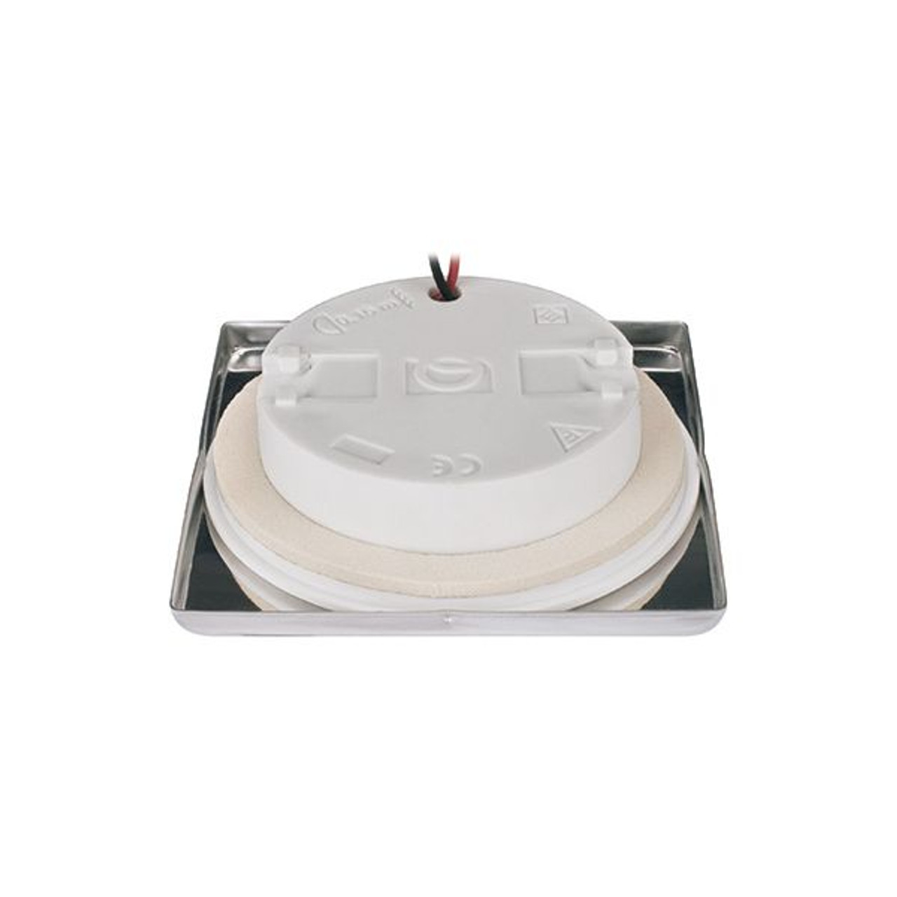 Quick Marine - Edwin C Dual IP66 LED Downlight (Daylight/Red, 2W, 10/30V, Stainless Steel) (FASP3432X1JCA00) - Apollo Lighting