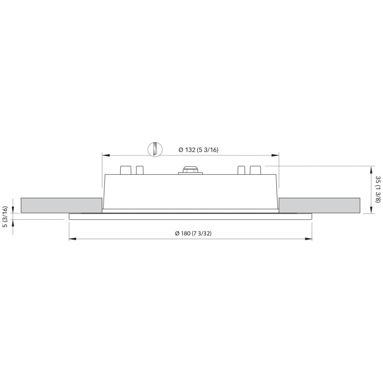 Quick Marine - Kleos 180 LED Downlight (Daylight, 12W, 20/30V, Stainless Steel) (FASP5112X11BA00) - Apollo Lighting