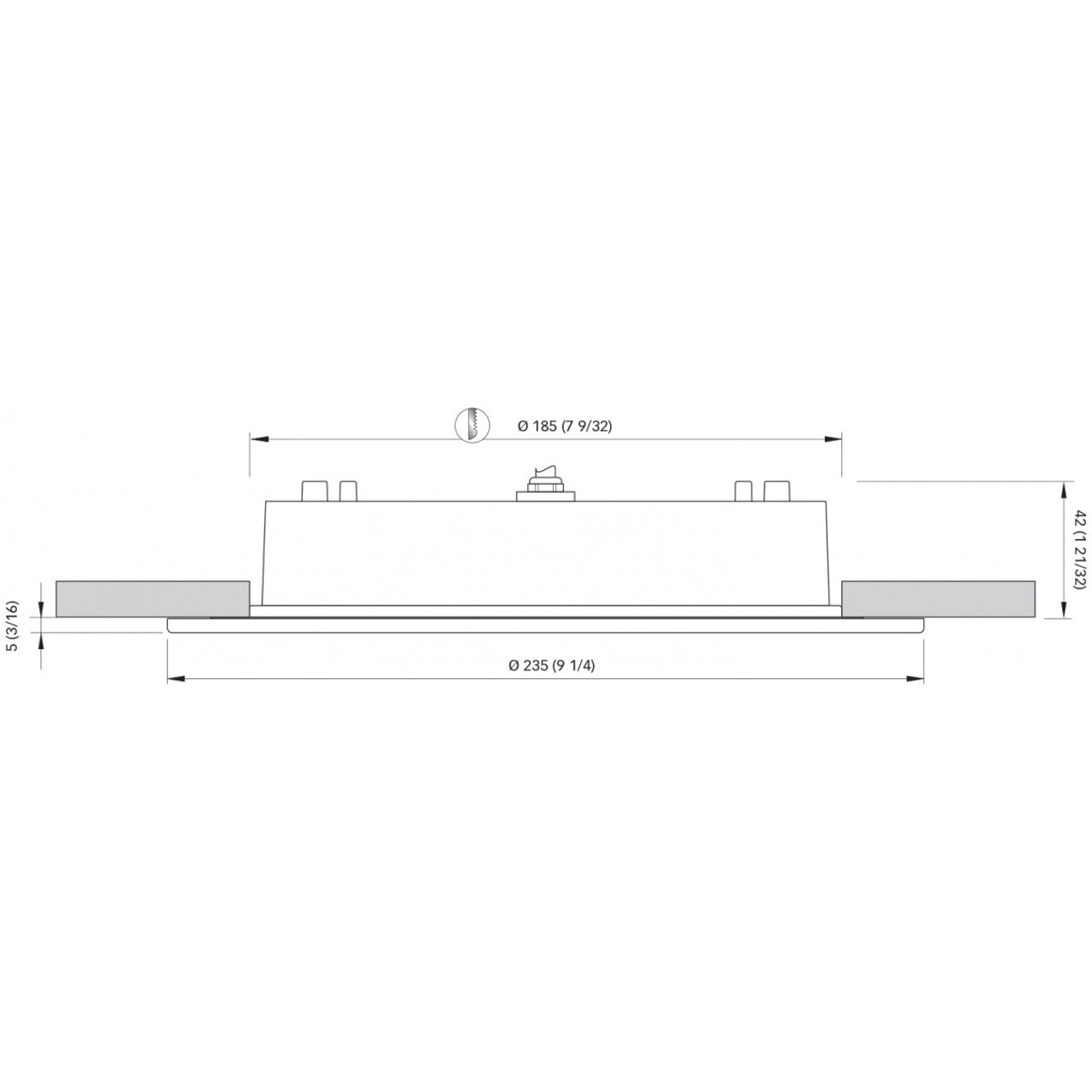 Quick Marine - Kleos 235 LED Downlight (Warm White, 15W, 20/30V, Satin) (FASP5472S12BA00) - Apollo Lighting