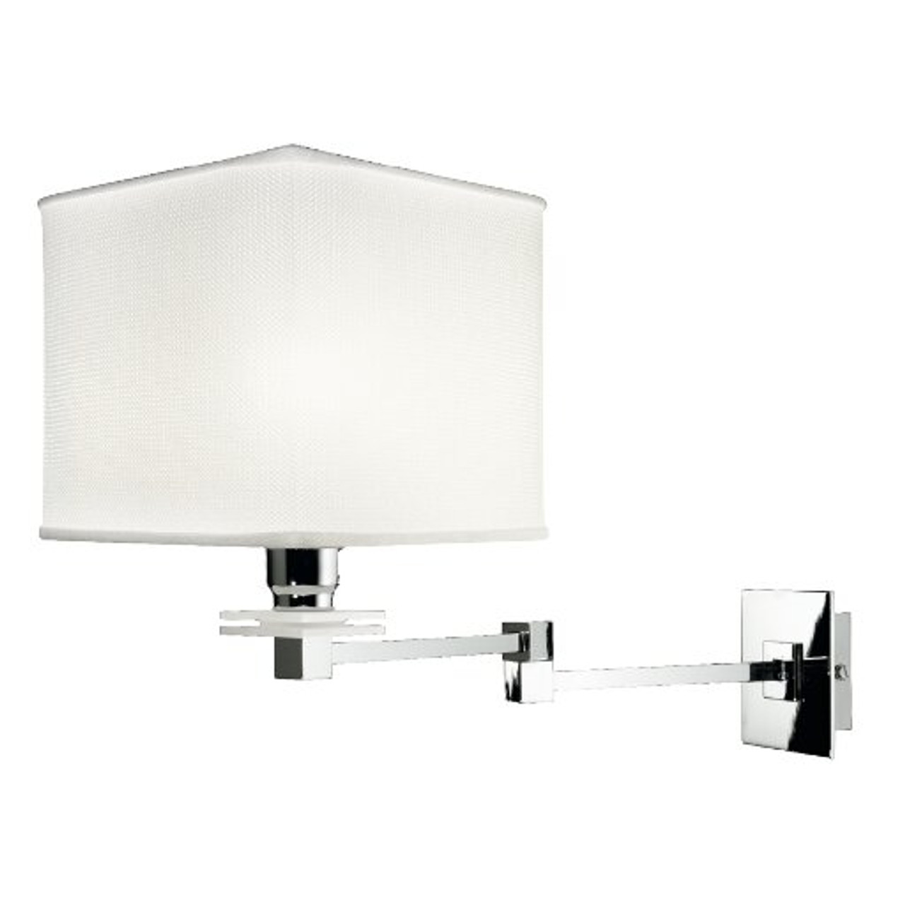 BCM - Quadra Wall Lamp - with Switch, Chrome (BCM2162-INT-3) - Apollo Lighting
