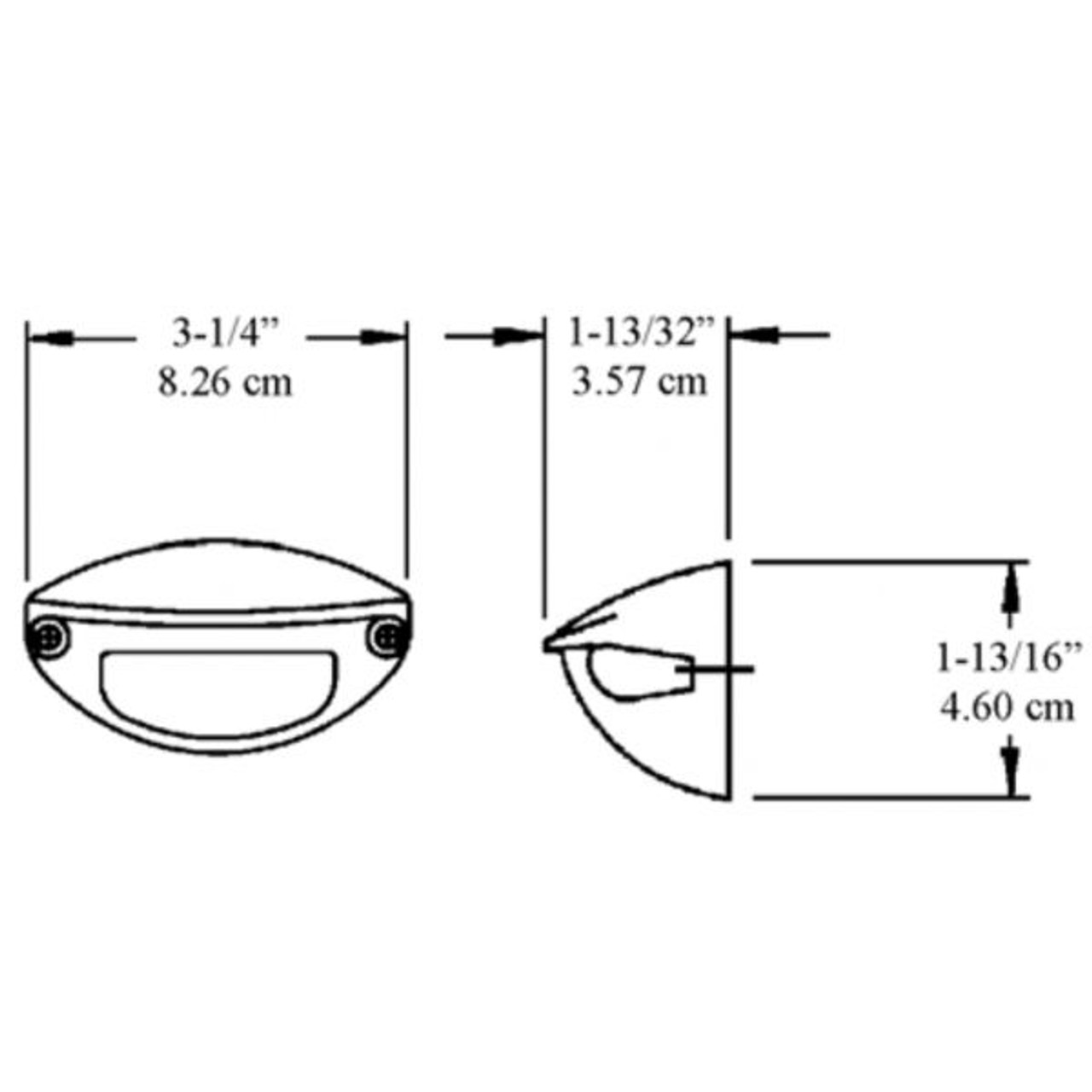 Barnegat - Cockpit Light - Black, 4 White LEDs, 12V (QL-CPB-WLED) - Apollo Lighting