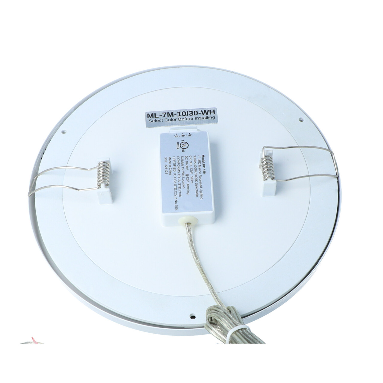 Apollo - Marine 6” and 7''  Downlight - Adjustable Colors 10-30V DC Dimmable - Apollo Lighting