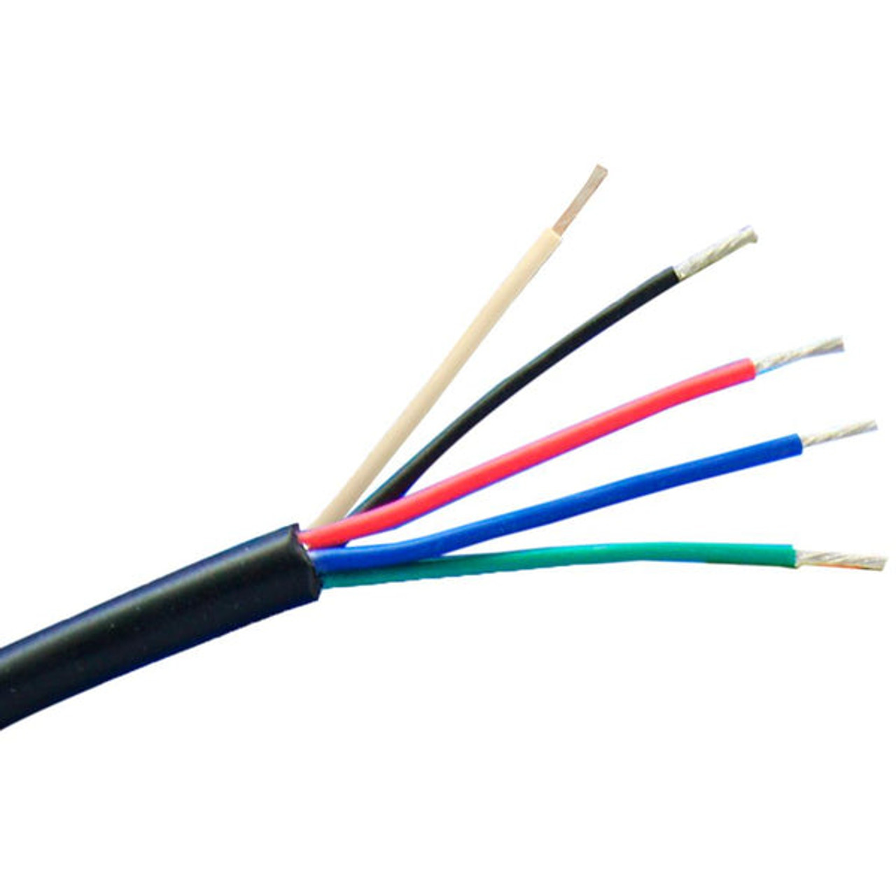Plash - Insulated Power Wire - 2 Conductor, Black PVC - Apollo Lighting