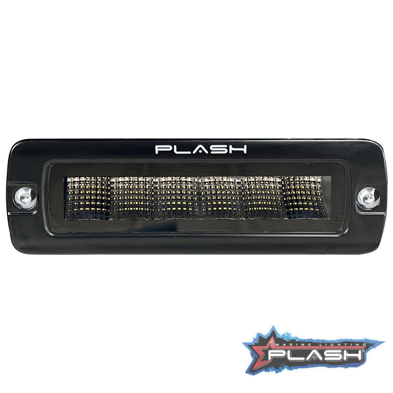 Plash - SRX2 Series 6" LED Reverse Light - Black, IP67, 5700K, Cool White, 2880lm Flush Mounted - Apollo Lighting