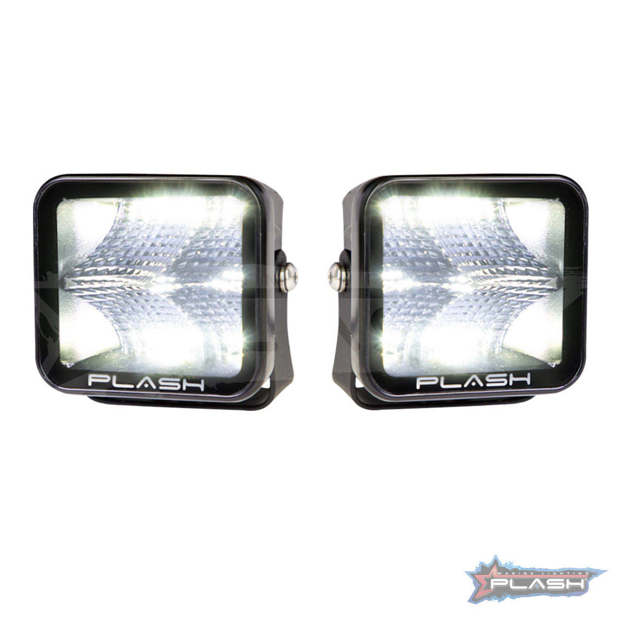 Plash - X2 Cube Flood Light - 40W, IP67, 6000K, Cool White, 4800lm - Apollo Lighting