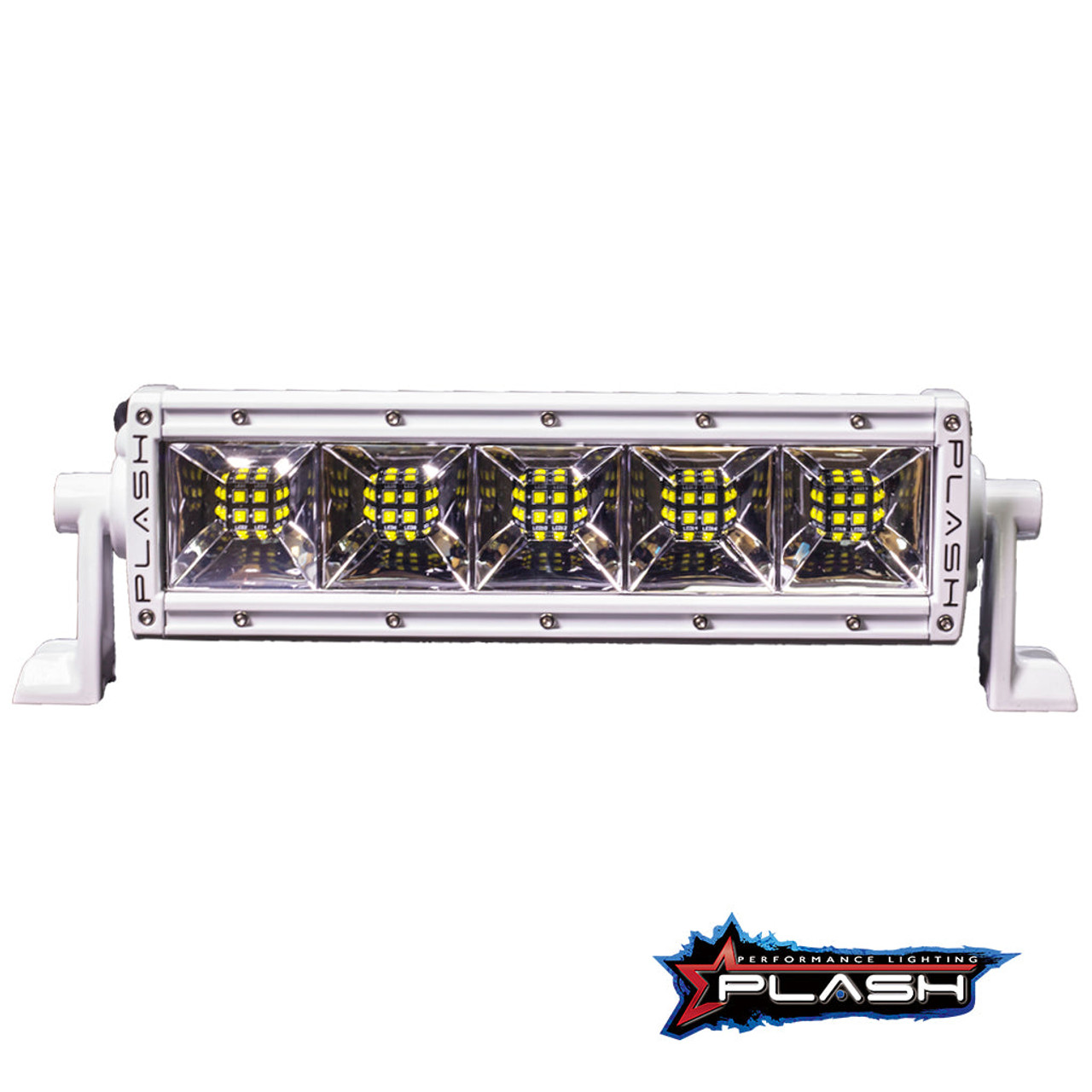 Plash - XX-Series 10" LED Light Bar - 5W, 11800lm, 9-36V, Aluminum, 6000K - Apollo Lighting