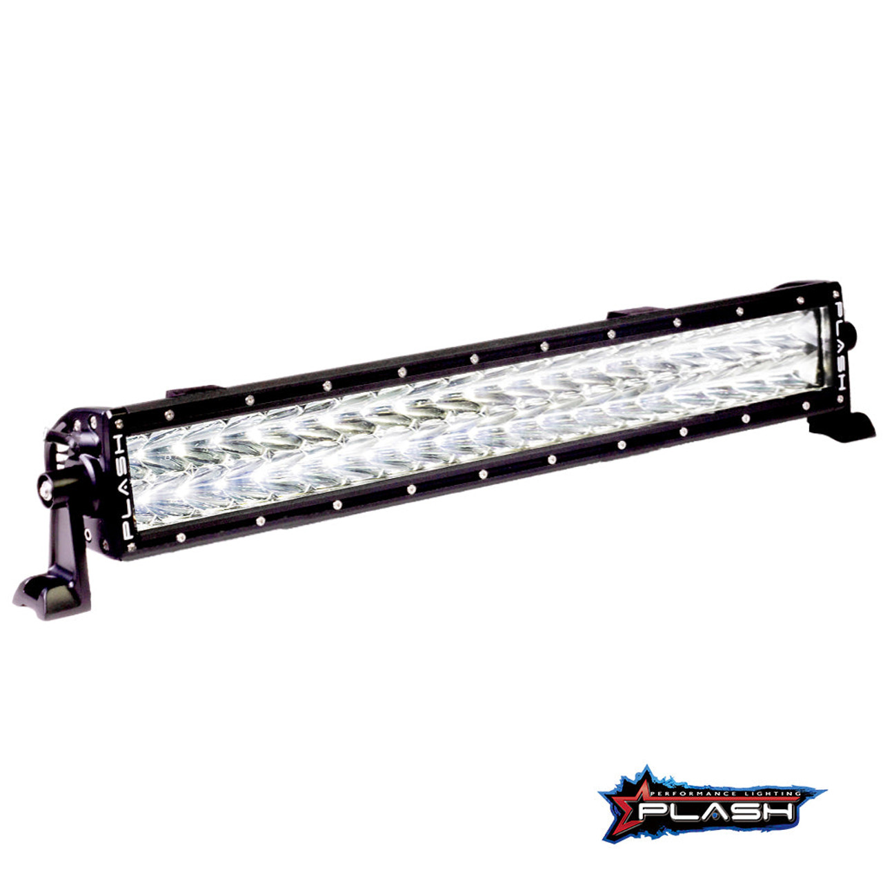 Plash - XX-Series 20" LED Light Bar - Black, 5W, 6000K, Cool White, 9-36V, IP68, 23,600lm (XX-20-5W) - Apollo Lighting