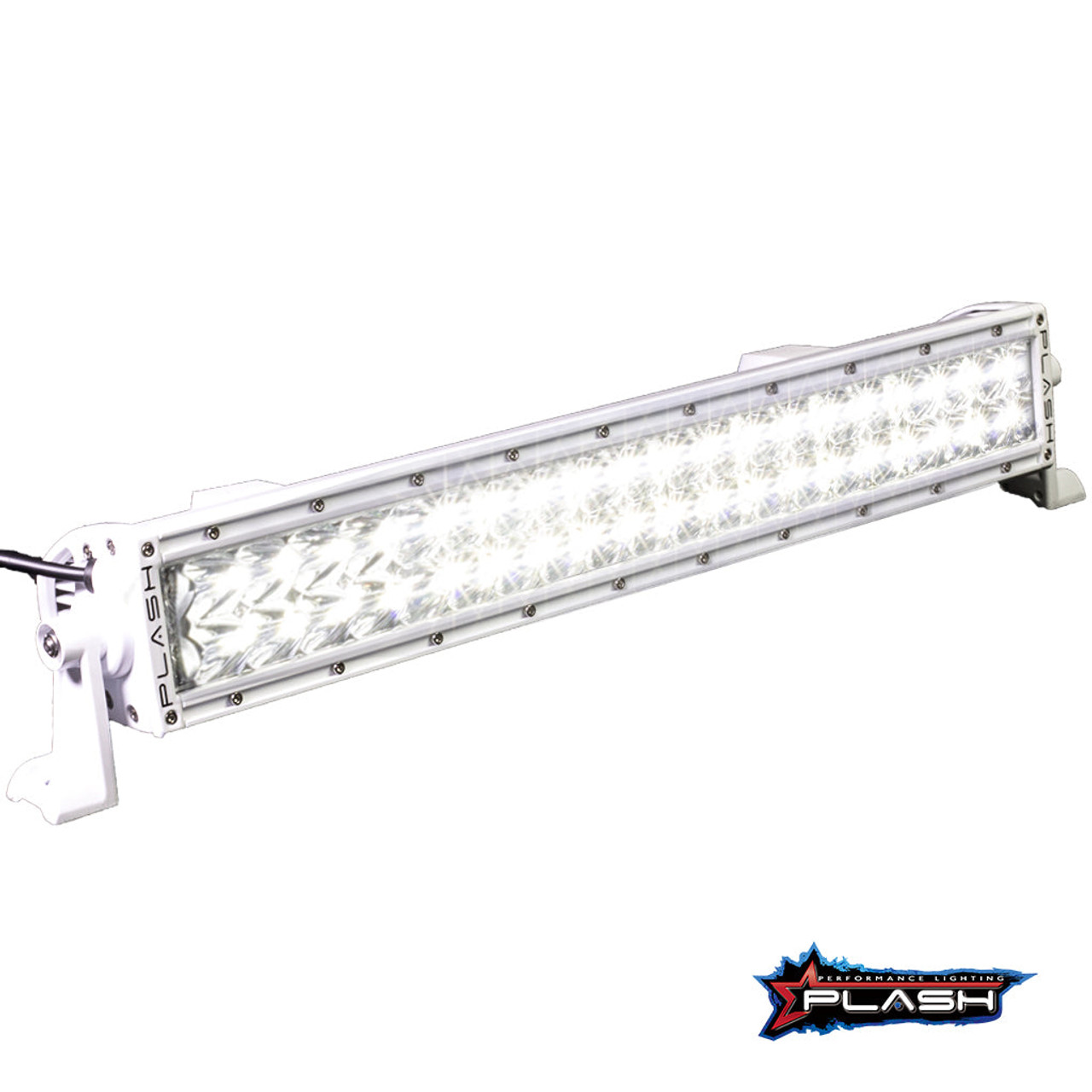 Plash - XX-Series 20" LED Light Bar - White, 5W, 23600lm, 6000K, Cool White, 9-36V, IP68 (XX-20-5W-WHT) - Apollo Lighting