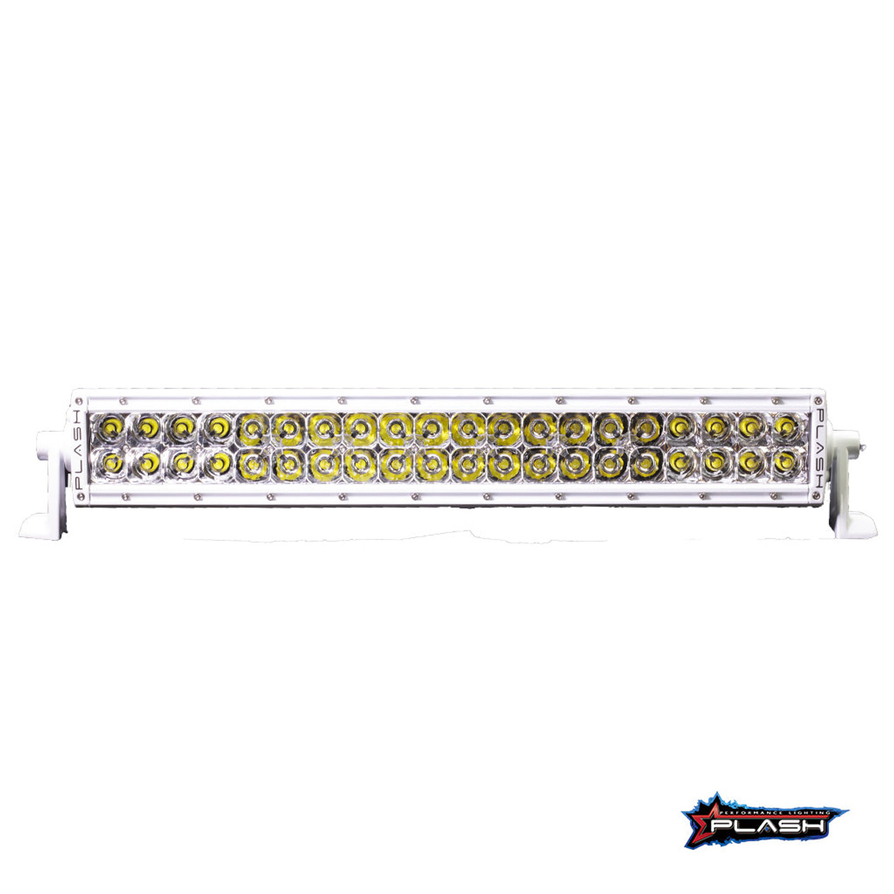 Plash - XX-Series 20" LED Light Bar - White, 5W, 23600lm, 6000K, Cool White, 9-36V, IP68 (XX-20-5W-WHT) - Apollo Lighting