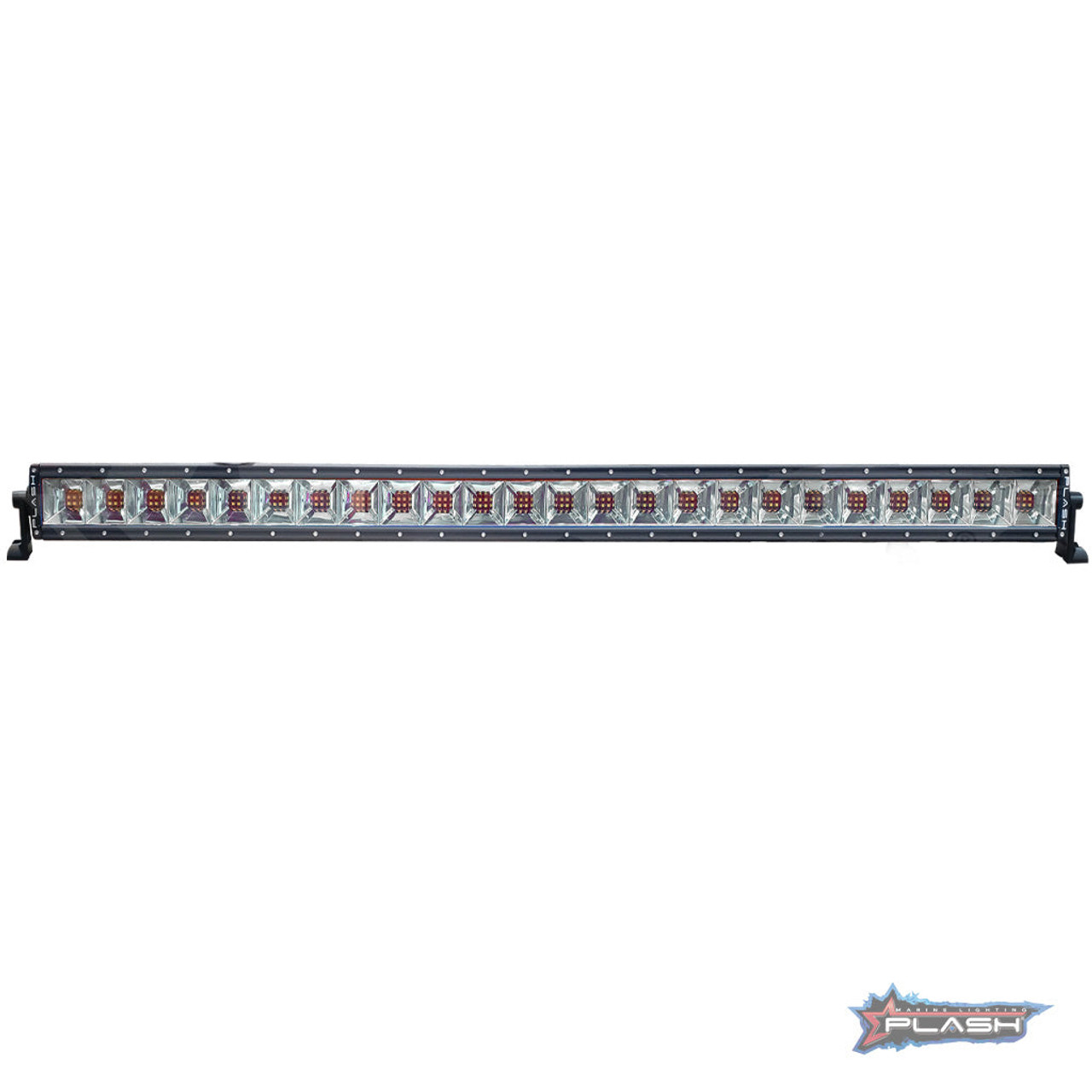 Plash - 40" Fishing Light Bar - Black, 400W, Warm White, 3000K, 22950lm, 9-36V, IP69K (XX-40-WW) - Apollo Lighting