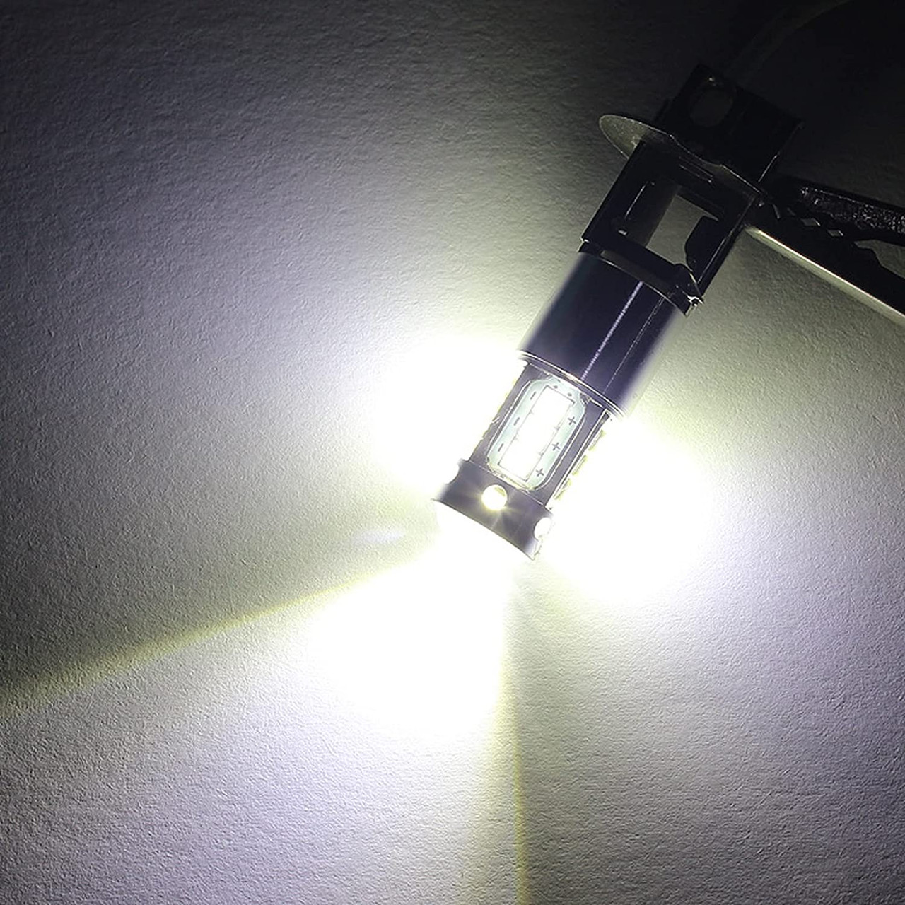 JEVA - Light Bulb - 12-24V, 100W, 16 LED, 1200lm, White, 6500K (H3LED1224V) - Apollo Lighting