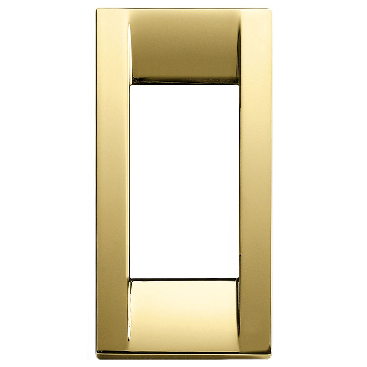 Vimar - Idea Placca 16734 Classica Cover Plate - Die-cast Metal, Polished Gold - Apollo Lighting