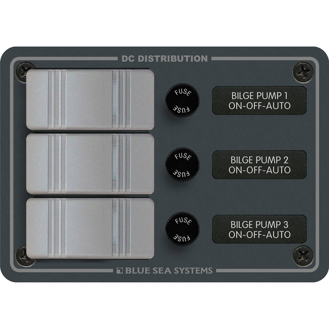 Blue Sea - 8665 Contura 3 Bilge Pump Control Panel - Apollo Lighting