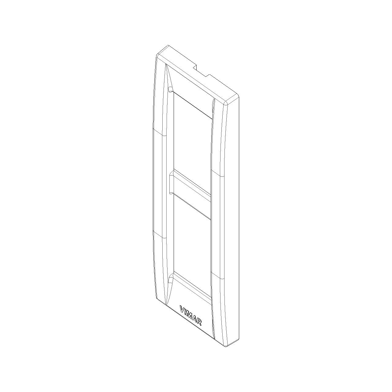 Vimar - Idea 1674 Classica Cover Plate - Technopolymer, Idea White - Apollo Lighting