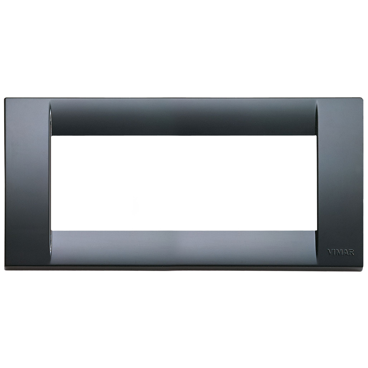 Vimar - Idea Classica Cover Plate - Technopolymer, Graphite Grey - Apollo Lighting