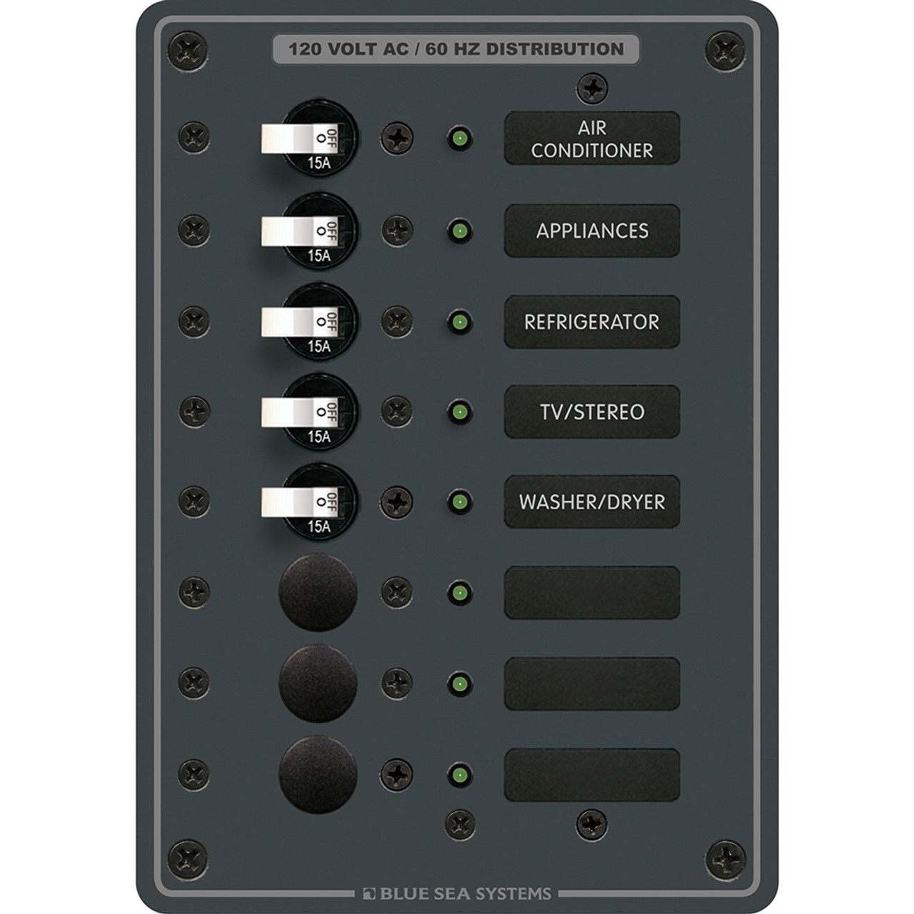 Blue Sea Systems - AC Circuit Breaker Panel - Apollo Lighting