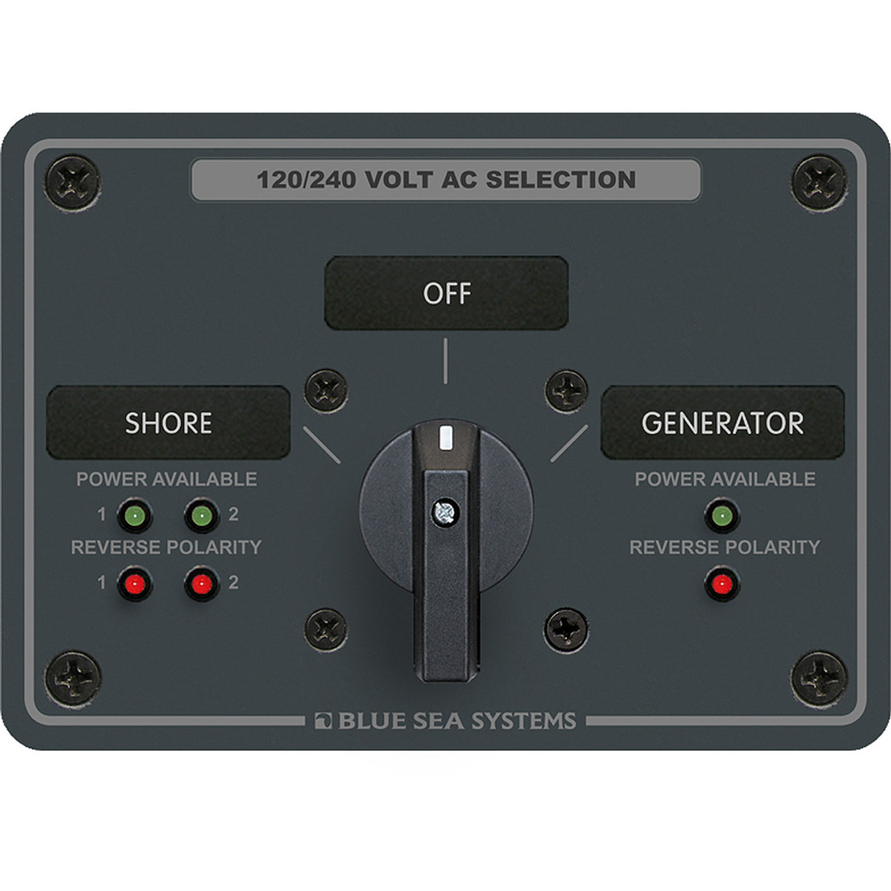 Blue Sea Systems - AC Rotary Switch Panel  - Apollo Lighting