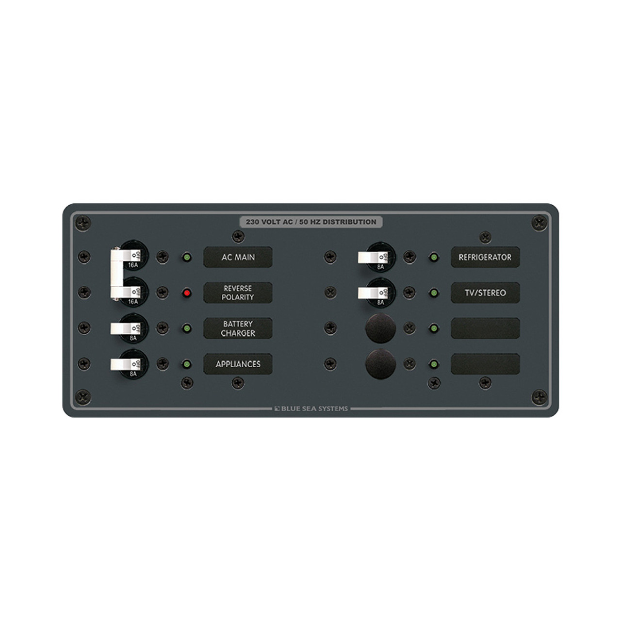 Blue Sea Systems - AC Main Breaker Panel - European - Apollo Lighting