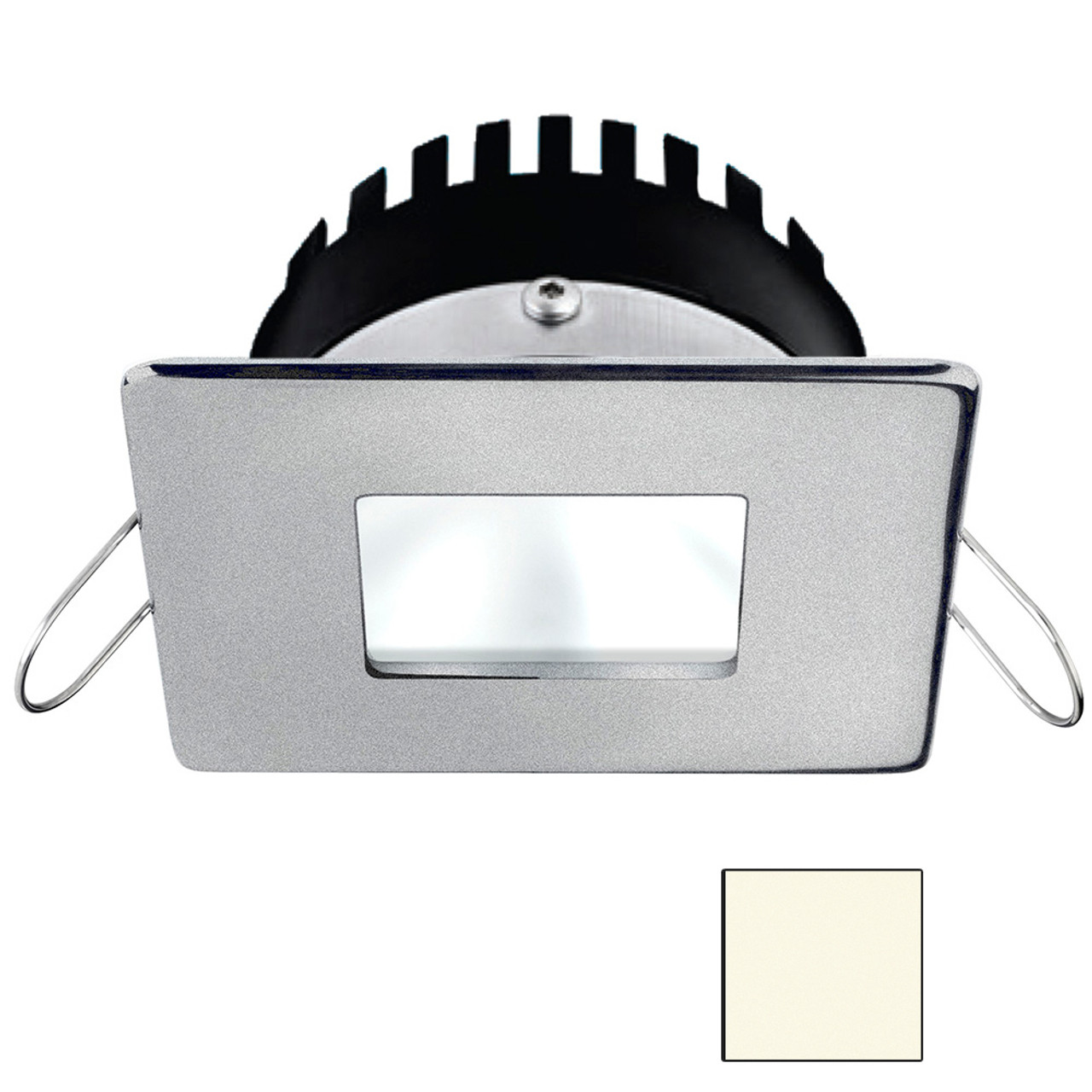 i2Systems - Apeiron PRO A506 - 6W, Spring Mount, Square/Square, Neutral White, Brushed Nickel Finish - Apollo Lighting