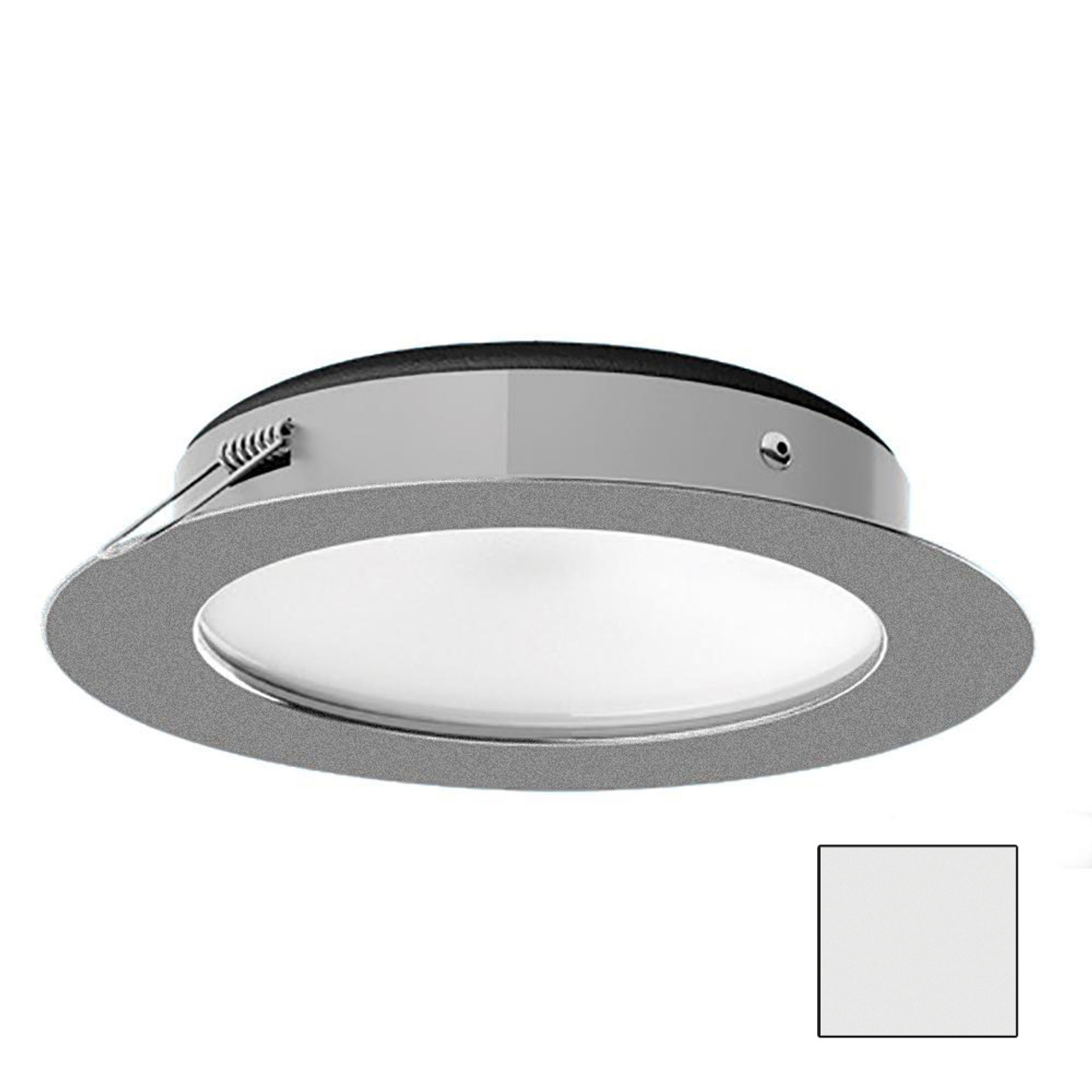 i2Systems - Apeiron Pro XL A526 - 6W, Spring Mount, Cool White, Brushed Nickel Finish - Apollo Lighting