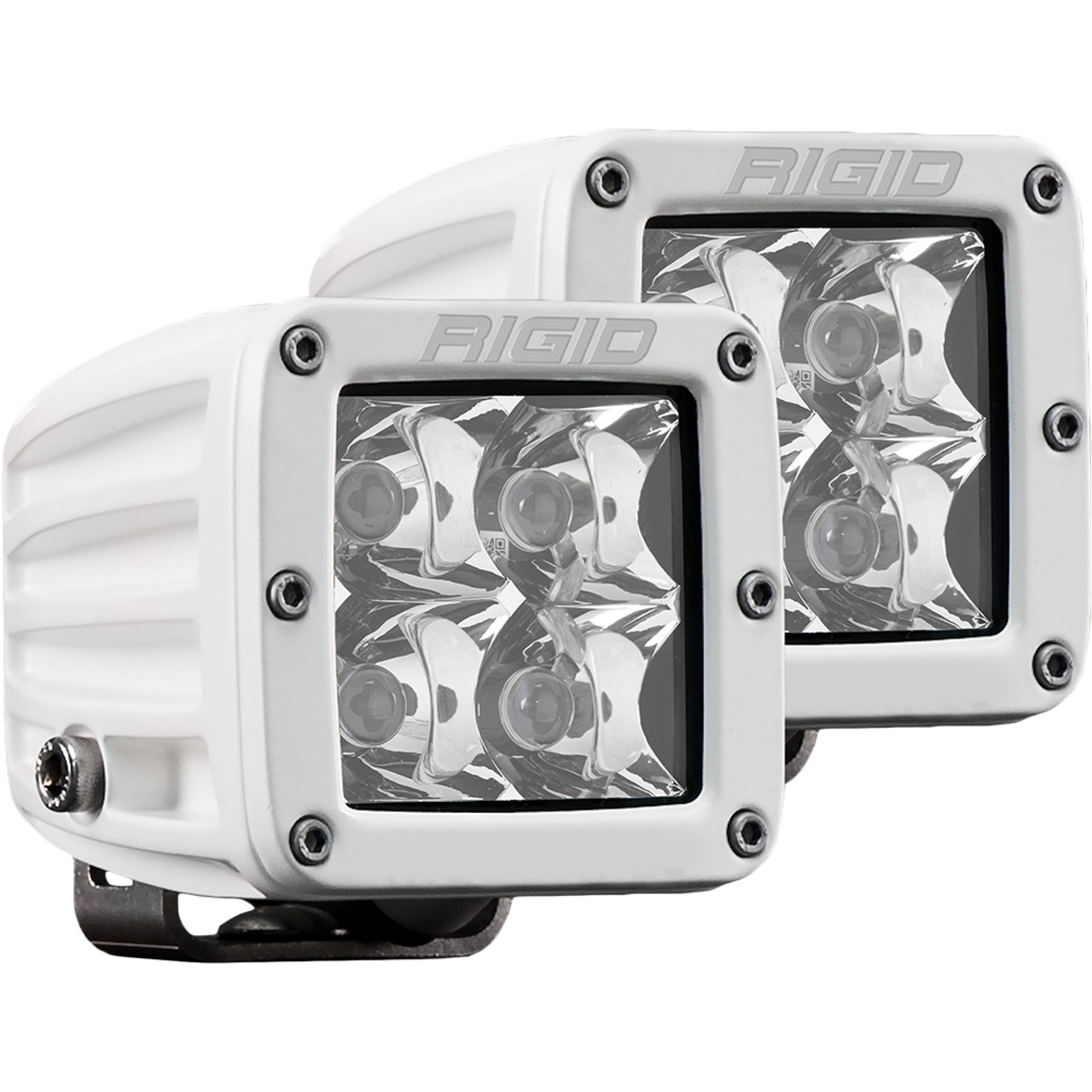 RIGID Industries - D-Series PRO Hybrid-Spot LED - Pair, White - Apollo Lighting