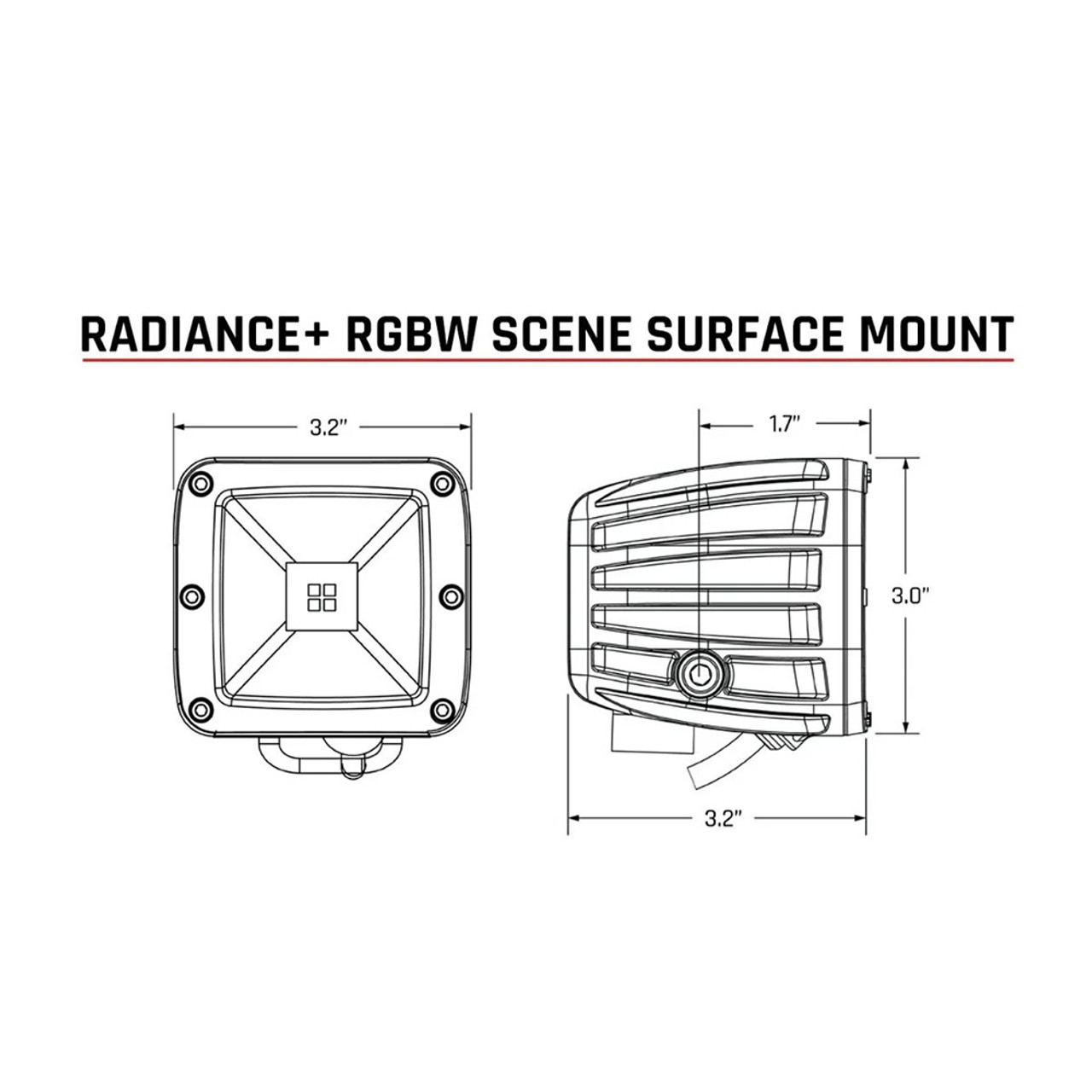 RIGID Industries - Radiance Pod Scene Light - RGBW - Apollo Lighting