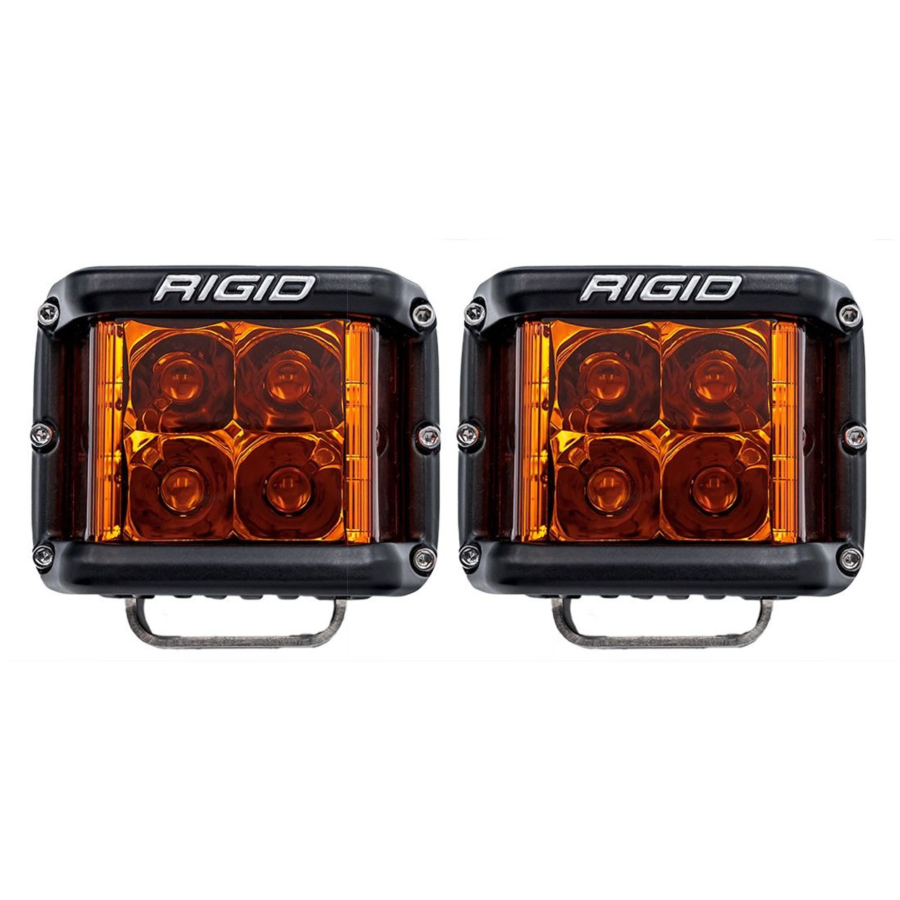 RIGID Industries - D-SS Spot Lens - Amber, 9-36V, IP68 - Apollo Lighting