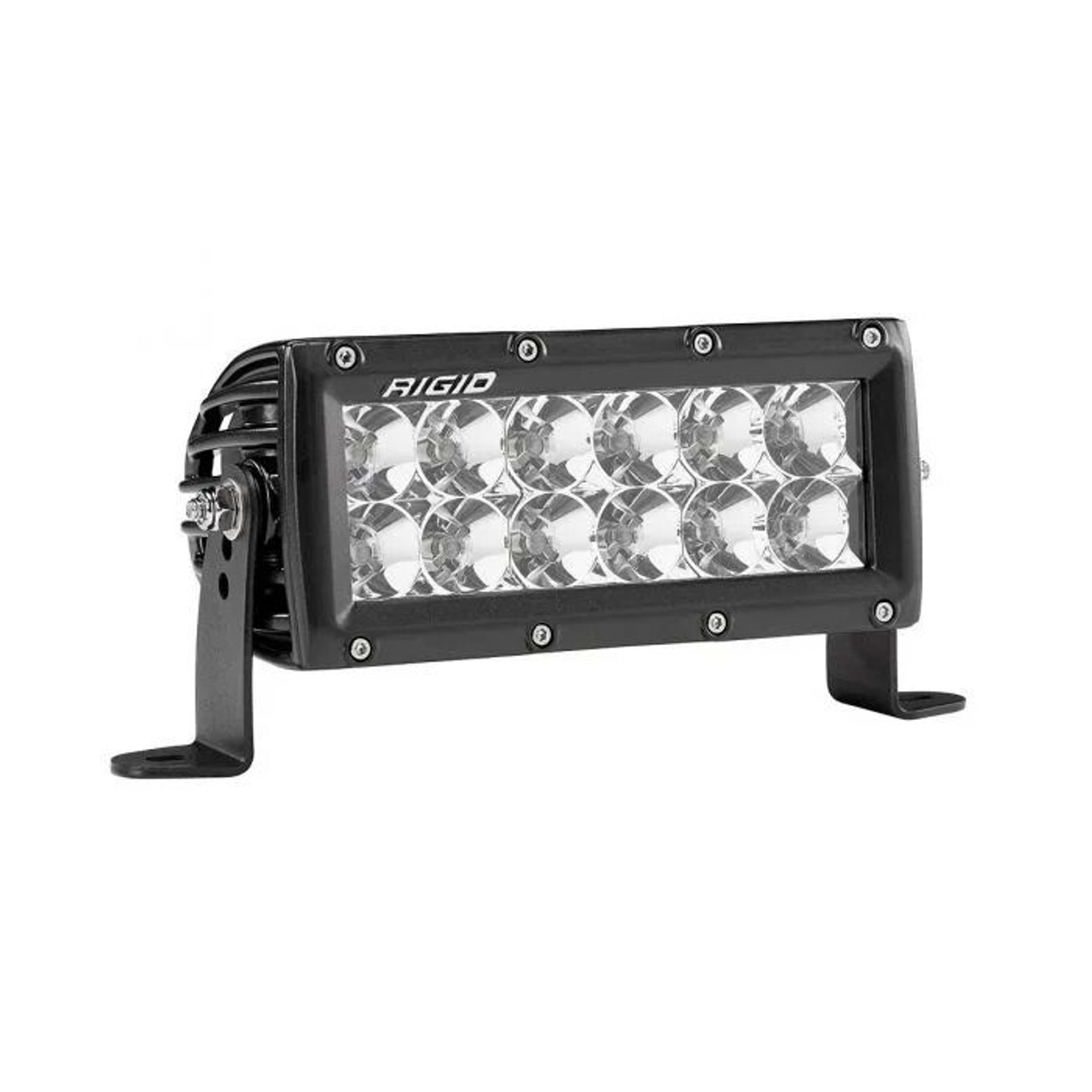 RIGID Industries - E-Series Pro - 6", Flood, Black, IP68, 9-36V - Apollo Lighting