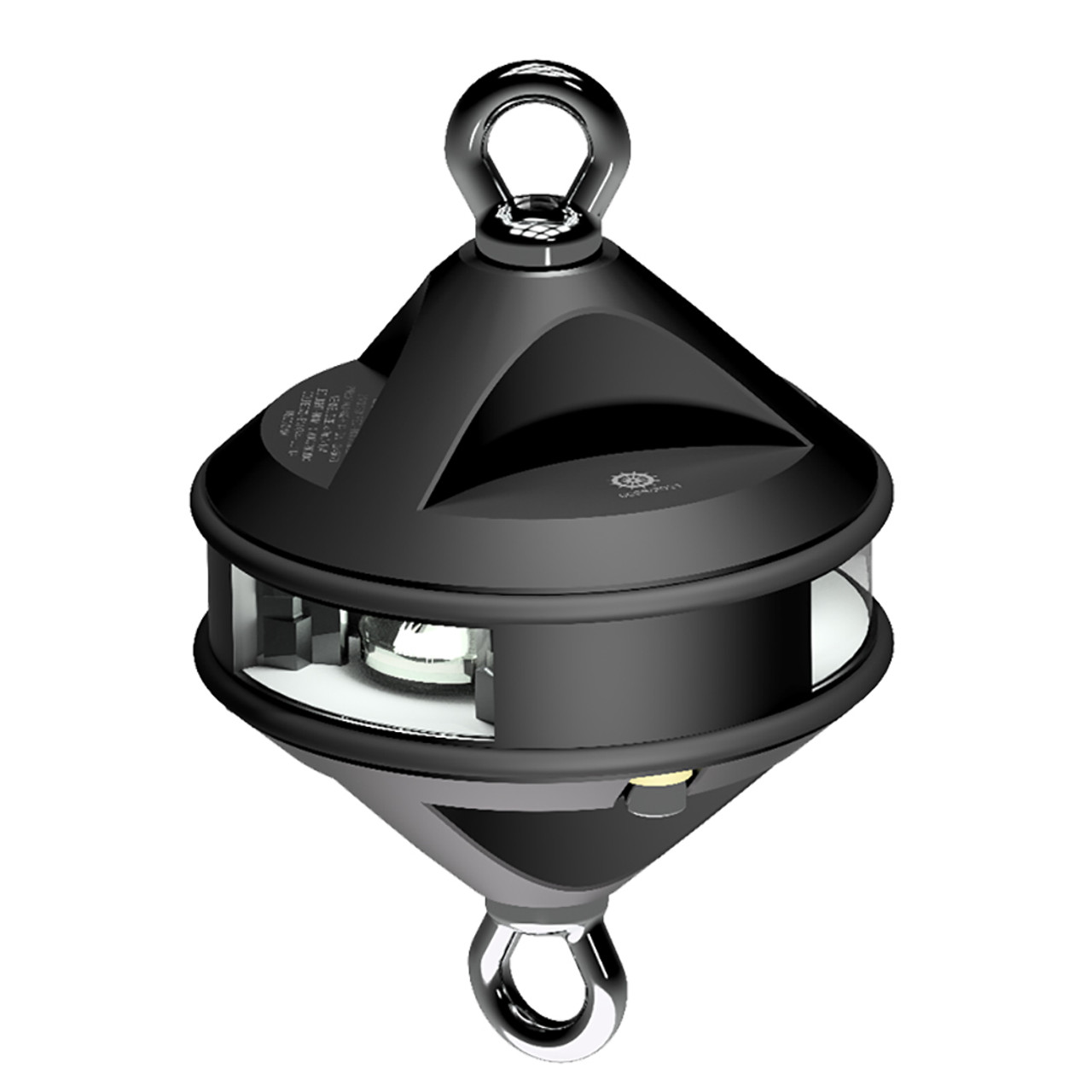 Lopolight 200-012 Series - Hoist Light - 2 NM - White - Black Housing - Apollo Lighting