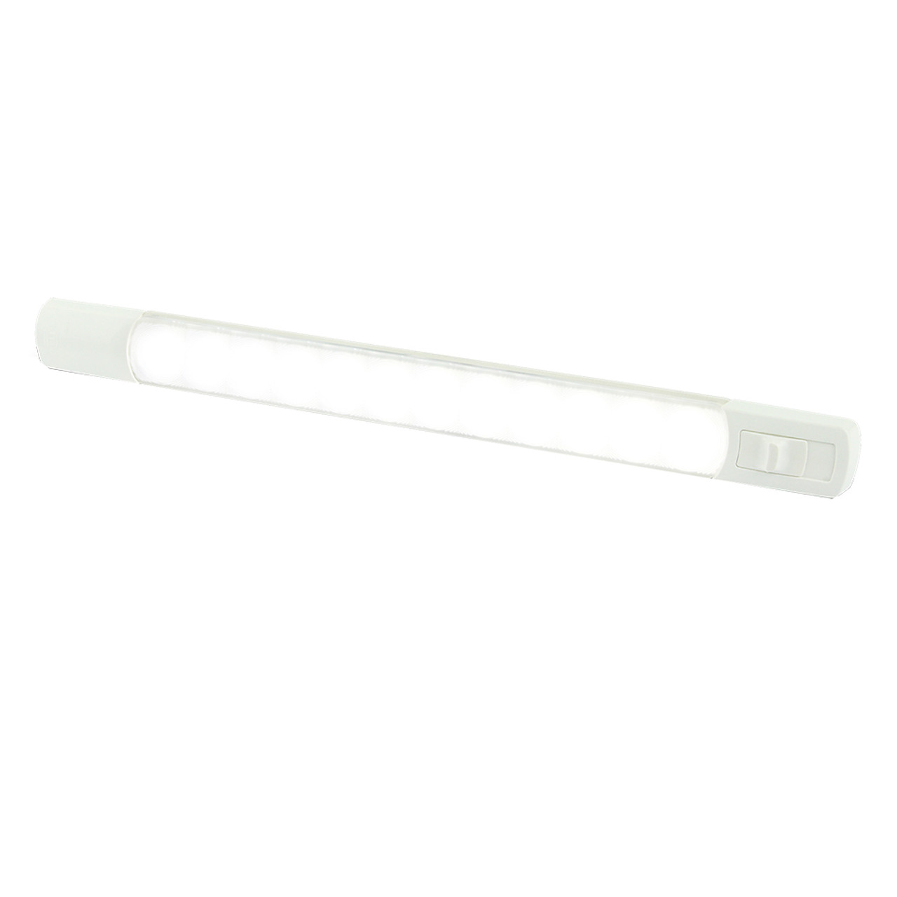 Hella Marine Surface Strip LED Surface Strip Lamp with Switch - White LED - 12V - Apollo Lighting