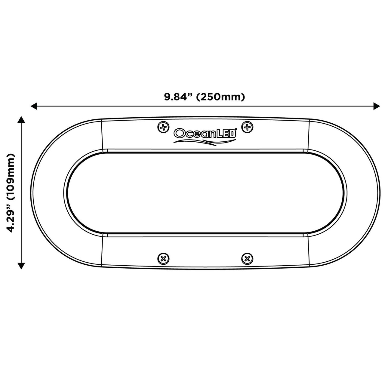 Ocean LED - Replacement Bezel - Stainless Steel Bezel (011418) - Apollo Lighting