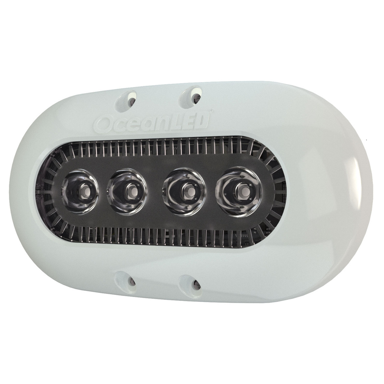 Ocean LED - X-SERIES X4 Underwater Light - With Isolating Mounting Kit, 9-32V, IP69K, Circular Beam Angle, Up to 1150 Fixture Lumens - Apollo Lighting