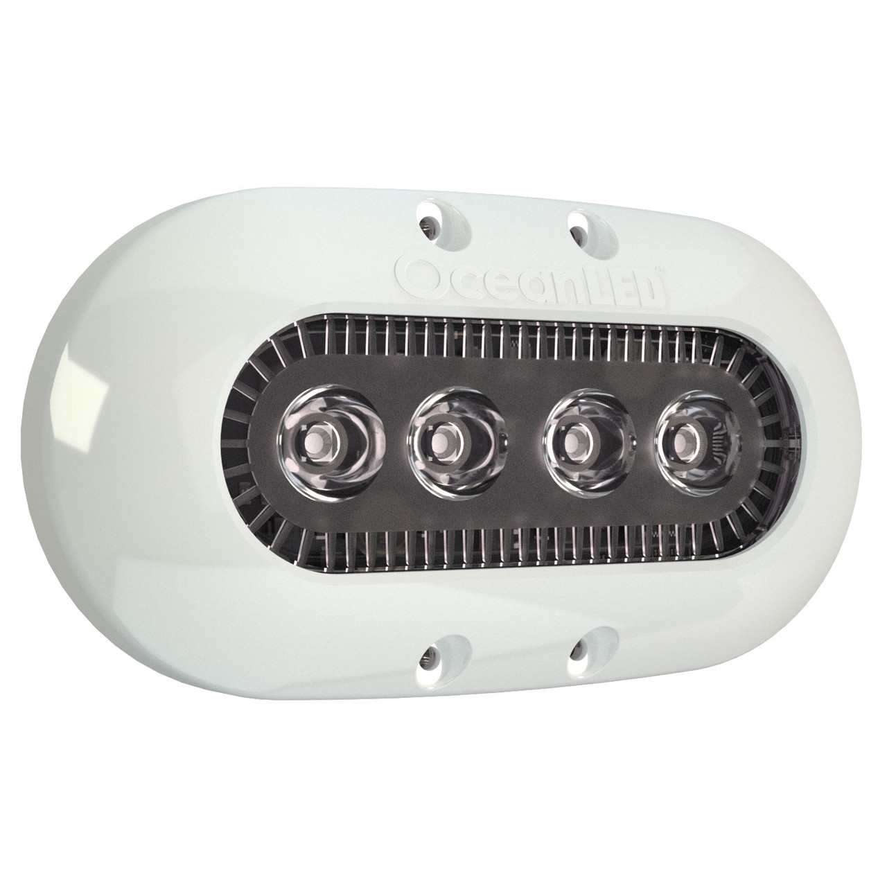 Ocean LED - X-SERIES X4 Underwater Light - With Isolating Mounting Kit, 9-32V, IP69K, Circular Beam Angle, Up to 1150 Fixture Lumens - Apollo Lighting
