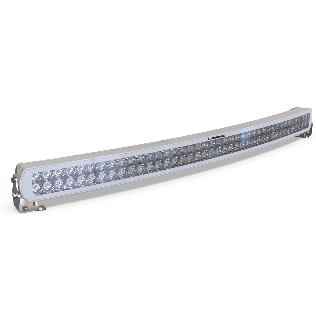 Imtra - Spotlight Curved 20" - 5,500K, White Body, IP68, 10.5-31VDC (LM600471) - Apollo Lighting